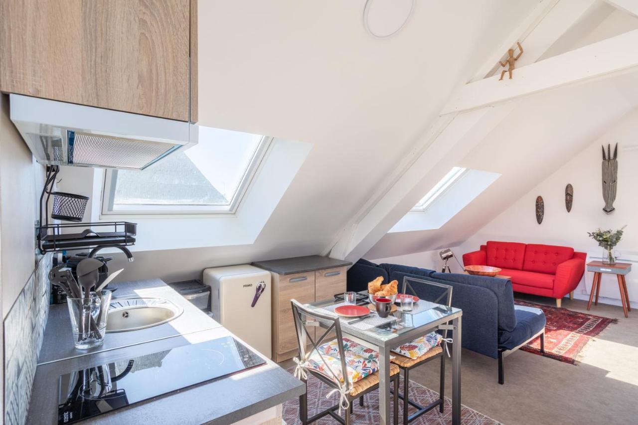 Teranga - Studio Avec Grande Terrasse Dans Rennes Zewnętrze zdjęcie