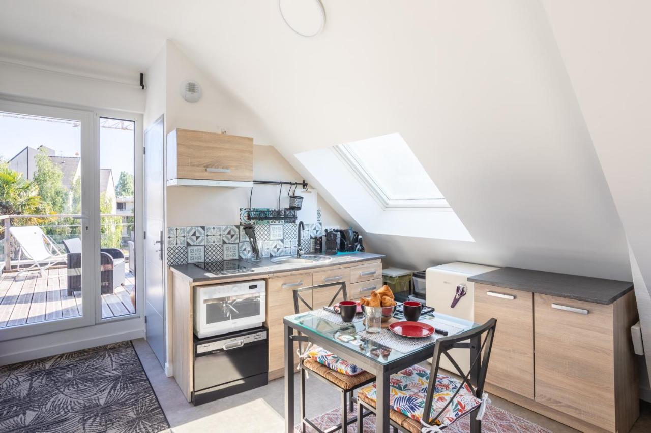 Teranga - Studio Avec Grande Terrasse Dans Rennes Zewnętrze zdjęcie