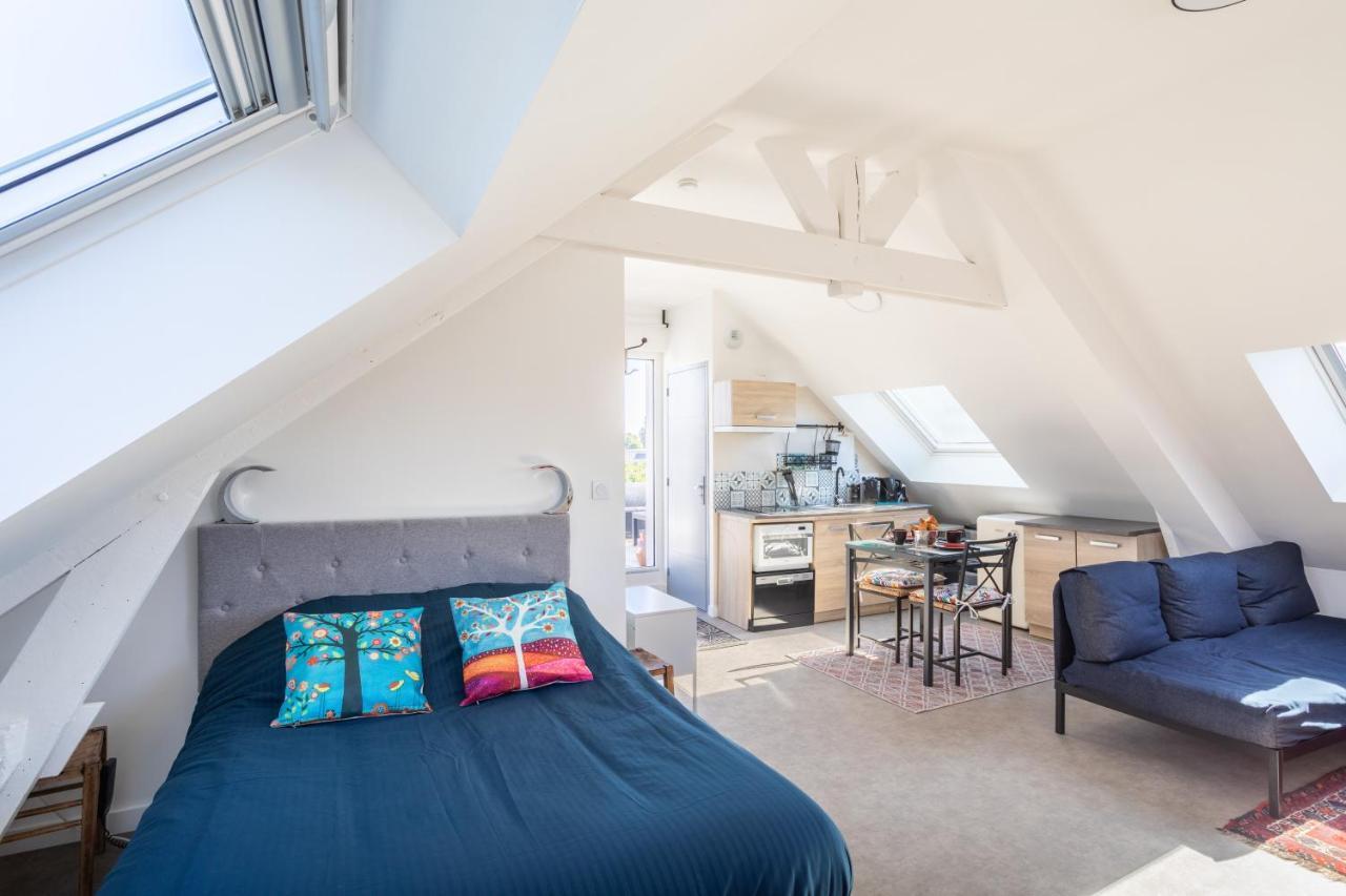 Teranga - Studio Avec Grande Terrasse Dans Rennes Zewnętrze zdjęcie